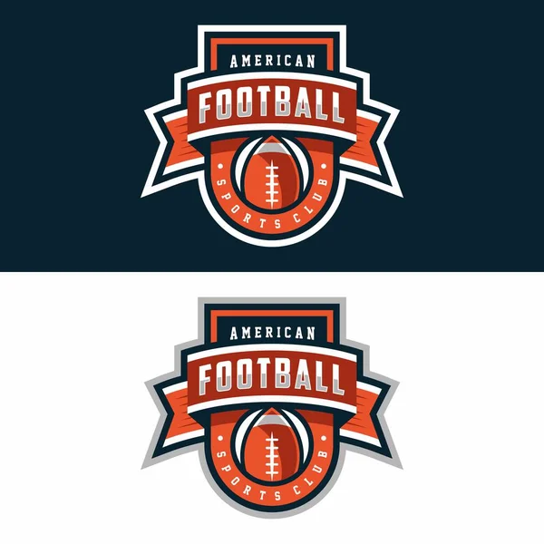 American Football Logo Template Vector Illustration — Stock Photo, Image