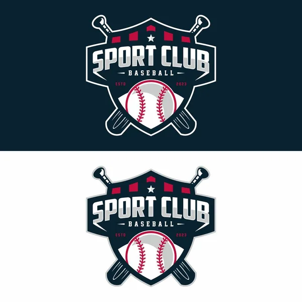 Baseball vector mascot logo design with modern illustration concept style for badge, emblem and tshirt printing. baseball emblem illustration for sport team.