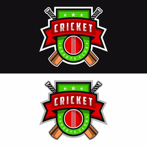 Desain Templat Tim Cricket Logo — Stok Foto
