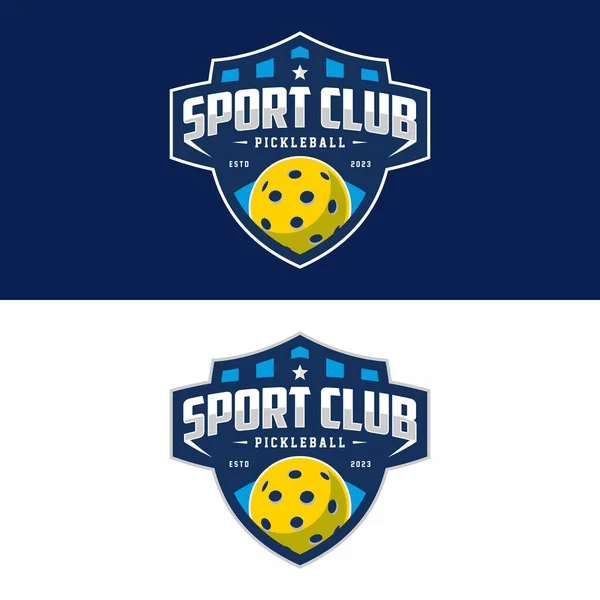 Логотип Пиклбола Спортивный Значок Векторная Иллюстрация — стоковое фото