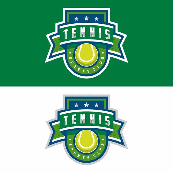 Tennis logo. Sport badge. Vector illustration.