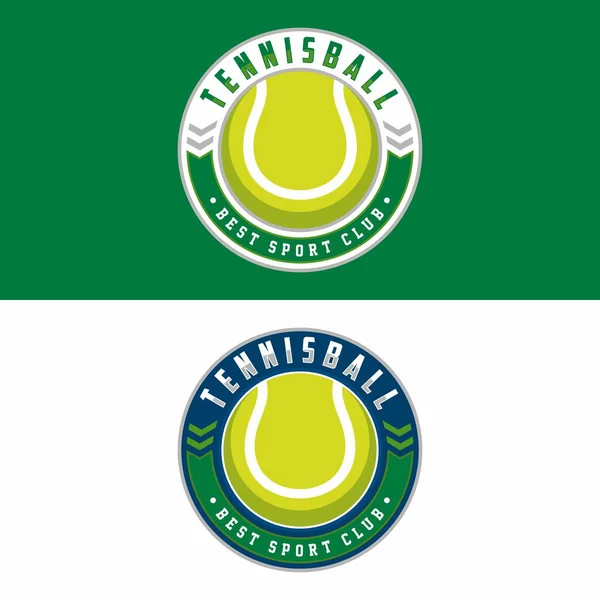 Logo Tenis Insignia Deportiva Ilustración Vectorial — Foto de Stock