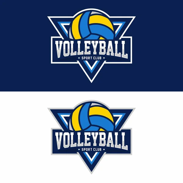 Volleyball logo design Stock Photos, Royalty Free Volleyball logo ...