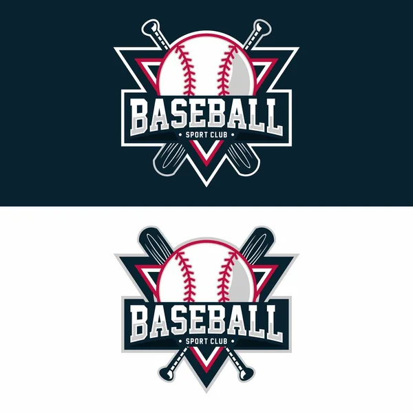 Baseball sport logo design vector illustration