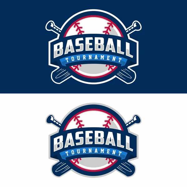 Baseball sport logo design vector illustration