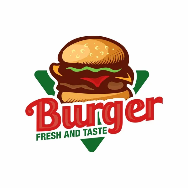 Premium logo design for fresh and delicious burger