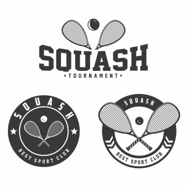 Kabak logosu koleksiyonu, amblem seti koleksiyonları. Kabak logo rozet şablonu paketi