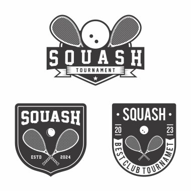 Kabak logosu koleksiyonu, amblem seti koleksiyonları. Kabak logo rozet şablonu paketi