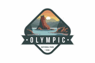 Olimpiyat Ulusal Parkı logosu amblemi