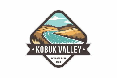 Kobuk Vadisi Ulusal Parkı logo rozet amblemi