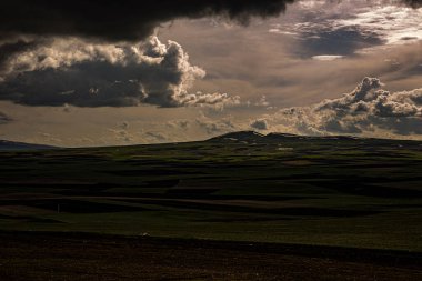 Güzel gün batımı manzarası