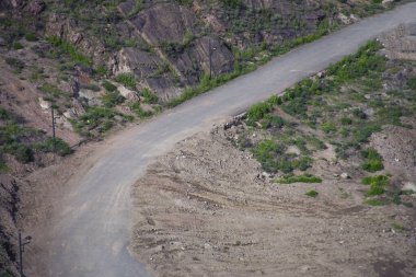 Dağ manzarası manzaralı yol dağı