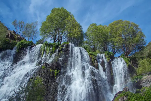 Shaqi Waterfall Sisian Armenia Stock Photo