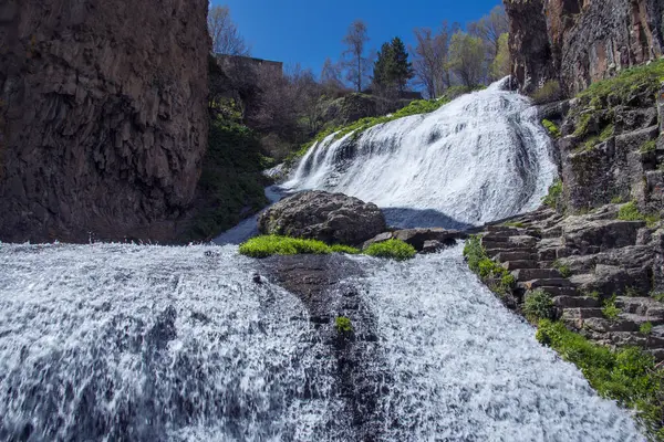 Jermuk Waterfall Arpa River Armenia Stock Image