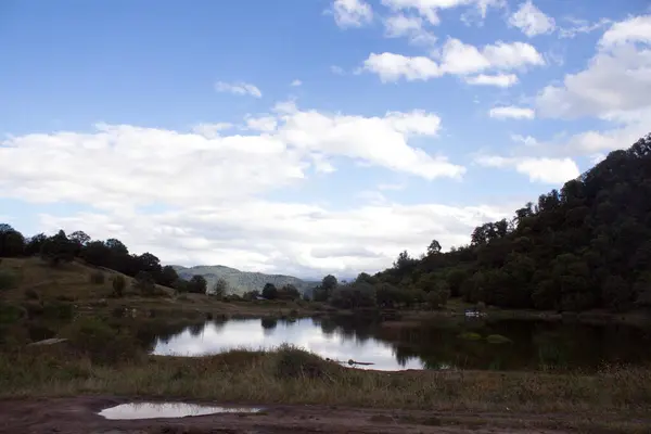 Dağlarda göl ve orman