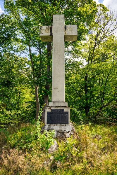 Vue Mémorial Guerre Treseburg Dans Les Montagnes Harz Allemagne — Photo