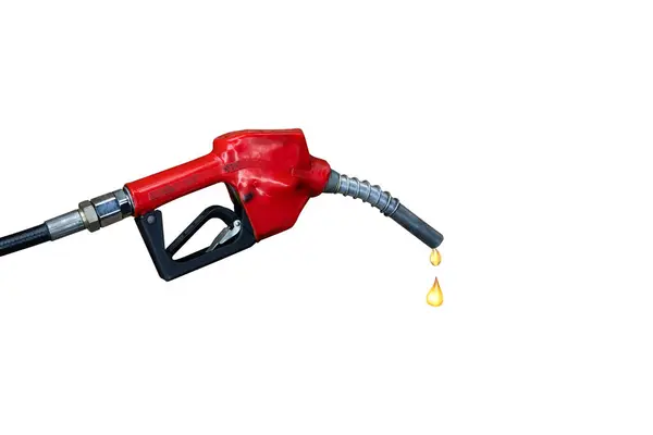 Benzinpumpe Mit Roter Düse — Stockfoto