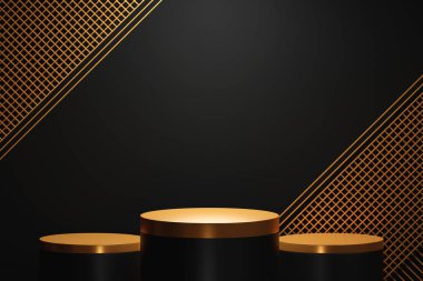 Altın ve gümüş soyut arka plan, modern ve minimalist şekilli. Sunum, afiş, poster, broşür, broşür, parti ve konuşmalar için tasarım.