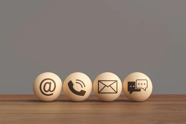 İnternet iletişim konsepti. 3d oluşturma