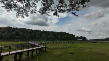 Mae Puem Ulusal Parkı, Phayao, Tayland 'ın doğal manzarasının zaman aşımı