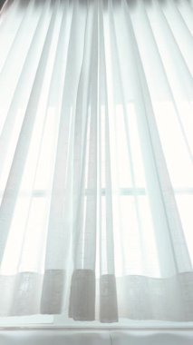 Beyaz perdeler sallanırken rüzgar eve ve sabah güneşine esiyordu..