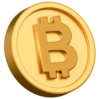 Altın Bitcoin BTC Bozuklukları şeffaf arkaplanda izole edildi. Kripto para birimi, elektronik ödemeler ve zincire bağlı banka hesapları..