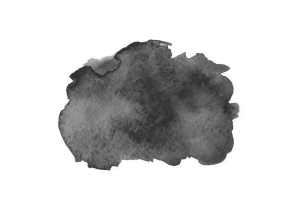 Υδατογραφία Στο Λευκό Ζωγραφισμένη Μουτζούρα Στο Χέρι Πανό Ζωγραφικής Ακουαρέλας — Διανυσματικό Αρχείο