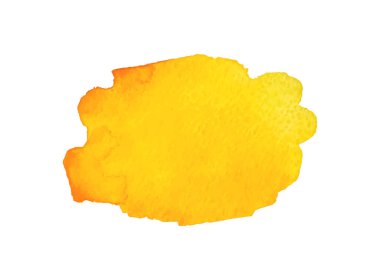 İzole edilmiş beyaz arka planda renkli suluboya lekesi. Renkli akvaryum lekesi. El çizimi suluboya lekesi