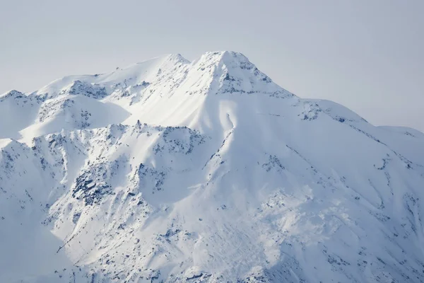 Top Mountain Range Med Snö Och Nära Sydpolen Antarktis — Stockfoto