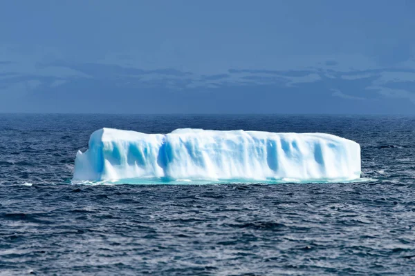 Льодовик Континенті Антарктиди Льодові Гори Тануть Море Широко Відомий Своїми — стокове фото
