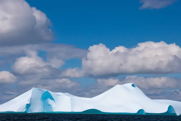 氷山が海に溶け込む南極大陸の氷は その素晴らしく美しい自然現象で広く認識されています — ストック写真