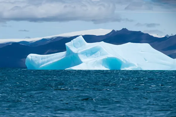 Gelo Continente Antártida Onde Montanhas Gelo Derretem Mar Amplamente Reconhecido — Fotografia de Stock