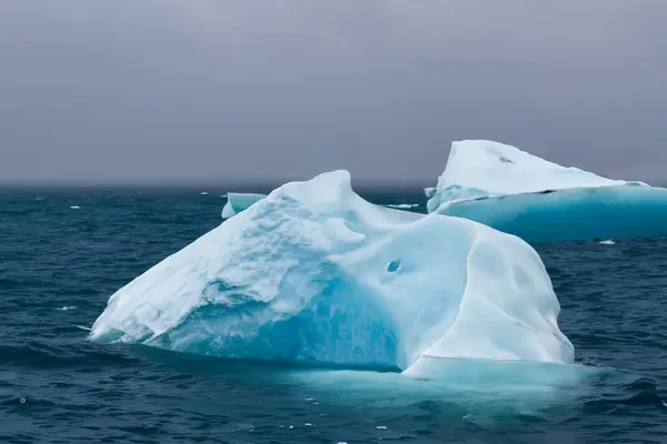Led Kontinentu Antarktida Kde Ledové Hory Tají Moře Široce Uznáván — Stock fotografie