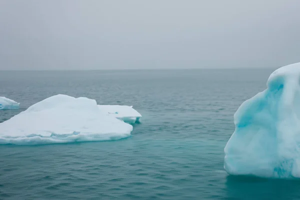 Isen Kontinenten Antarktis Där Isbergen Smälter Ner Havet Vida Känd — Stockfoto