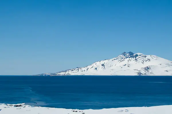 바다에 빙산과 빙산과 — 스톡 사진