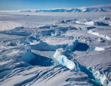 Okyanustaki Antarktika buzdağları, Ilulissat, Grönland