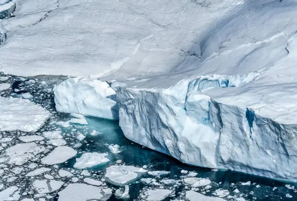 Παγόβουνα Ανταρκτικής Στο Ilulissat Icefjord Γροιλανδία — Φωτογραφία Αρχείου