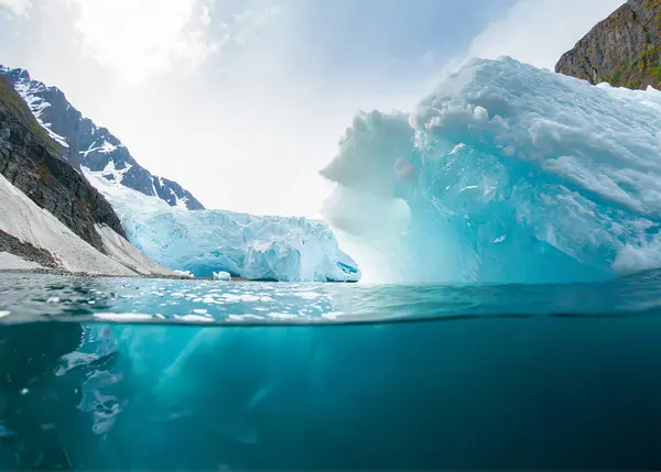 Isberg Glacier Lagoon Patagonien Argentina — Stockfoto