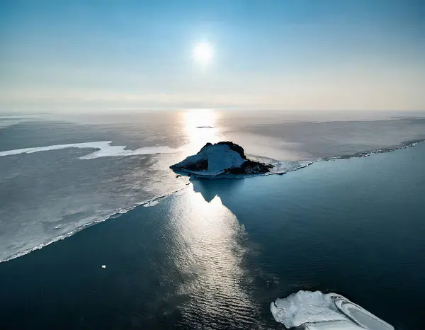 Antarktická Krajina Ledovci Ledovci Antarktida Royalty Free Stock Obrázky