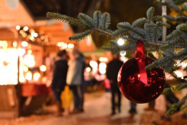 Almanya'da Noel pazarı.