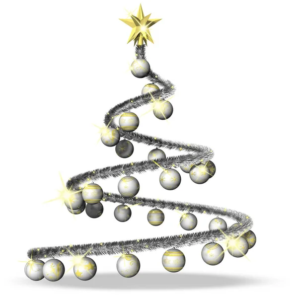 Christmas Christmas Decoration Form Fir — Stock Photo, Image