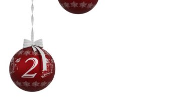Sinema. Üç boyutlu illüstrasyon. Yeni yıl 2025. Yeni Yıl 2025 Noel süslemeleri yeni yılı duyuruyor. 2025 2024 'ün yerini aldı.