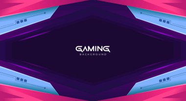 Modern soyut renkli oyun teknolojisi arkaplan tasarım vektörü