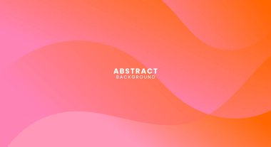 Gradyan turuncu dalgalı arkaplan vektörü