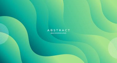 Soyut gradyan arkaplan dinamik dalgalı dekorasyonu