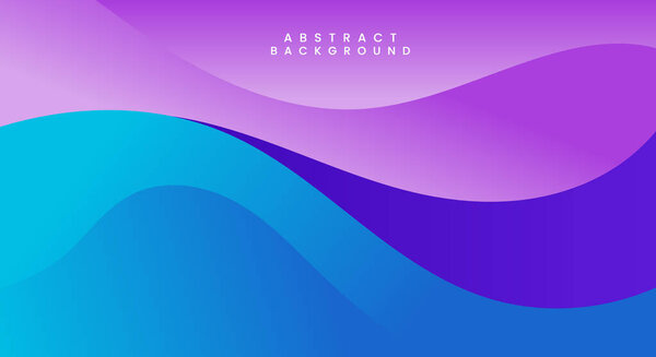 Wavy gradient blue and purple background