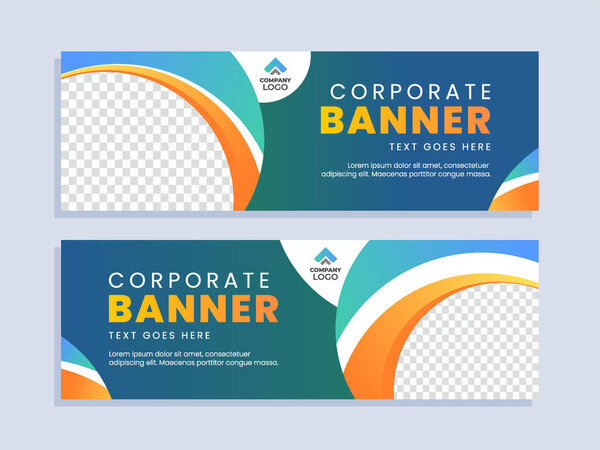 Шаблон корпоративного баннера