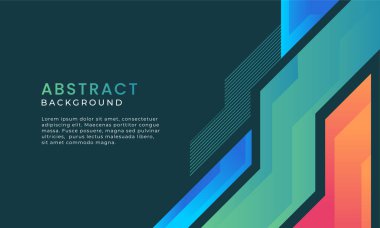 Renkli geometrik modern arkaplan vektörü