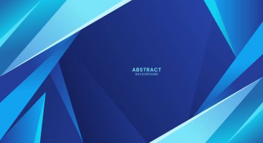 Soyut geleceksel mavi arkaplan