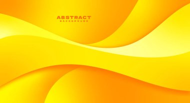 soyut dalga sarı arka plan